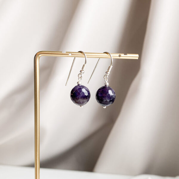 Kolczyki z ametystem
