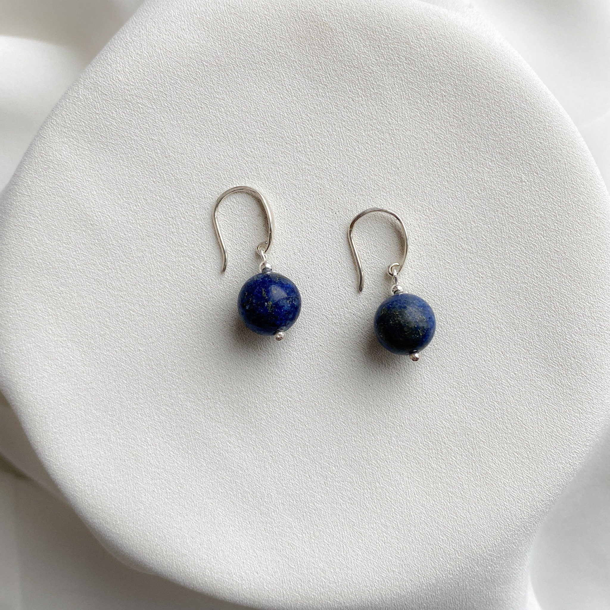 Kolczyki z lapis lazuli - obrazek 3