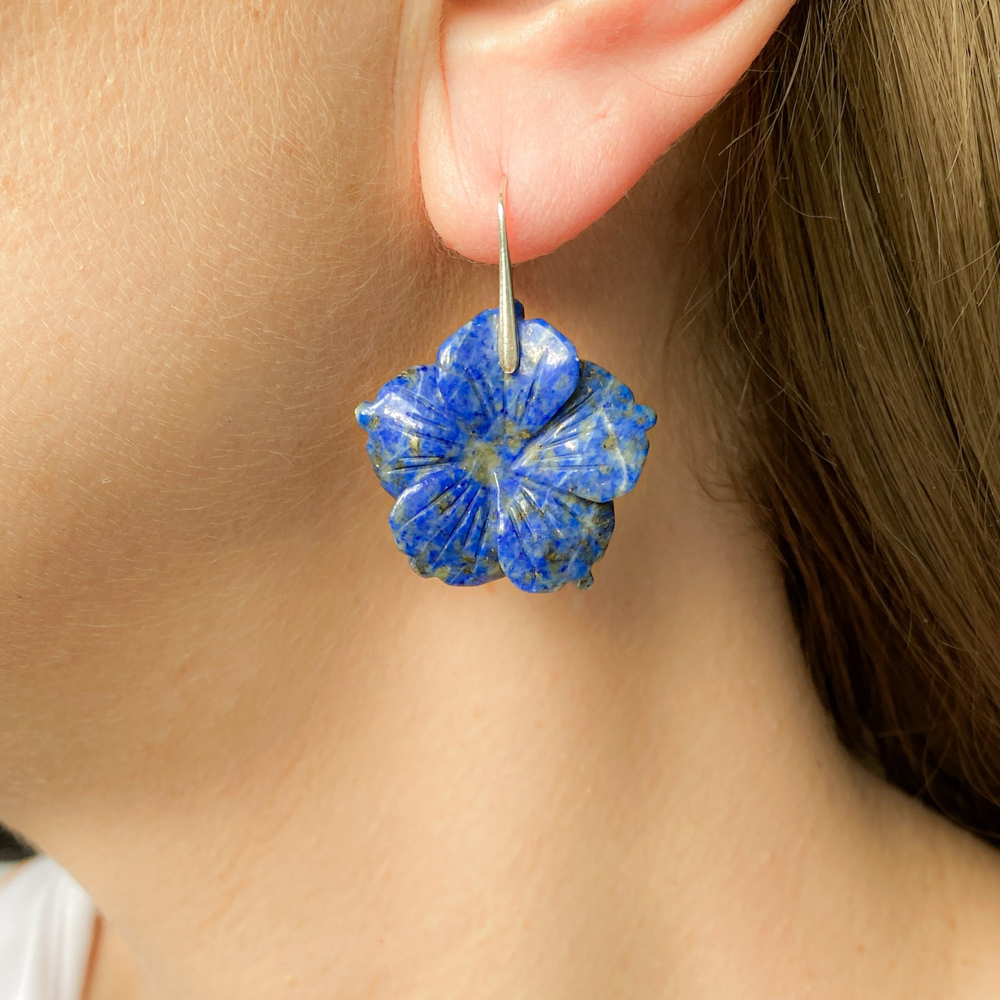 Kolczyki z lapis lazuli - obrazek 2