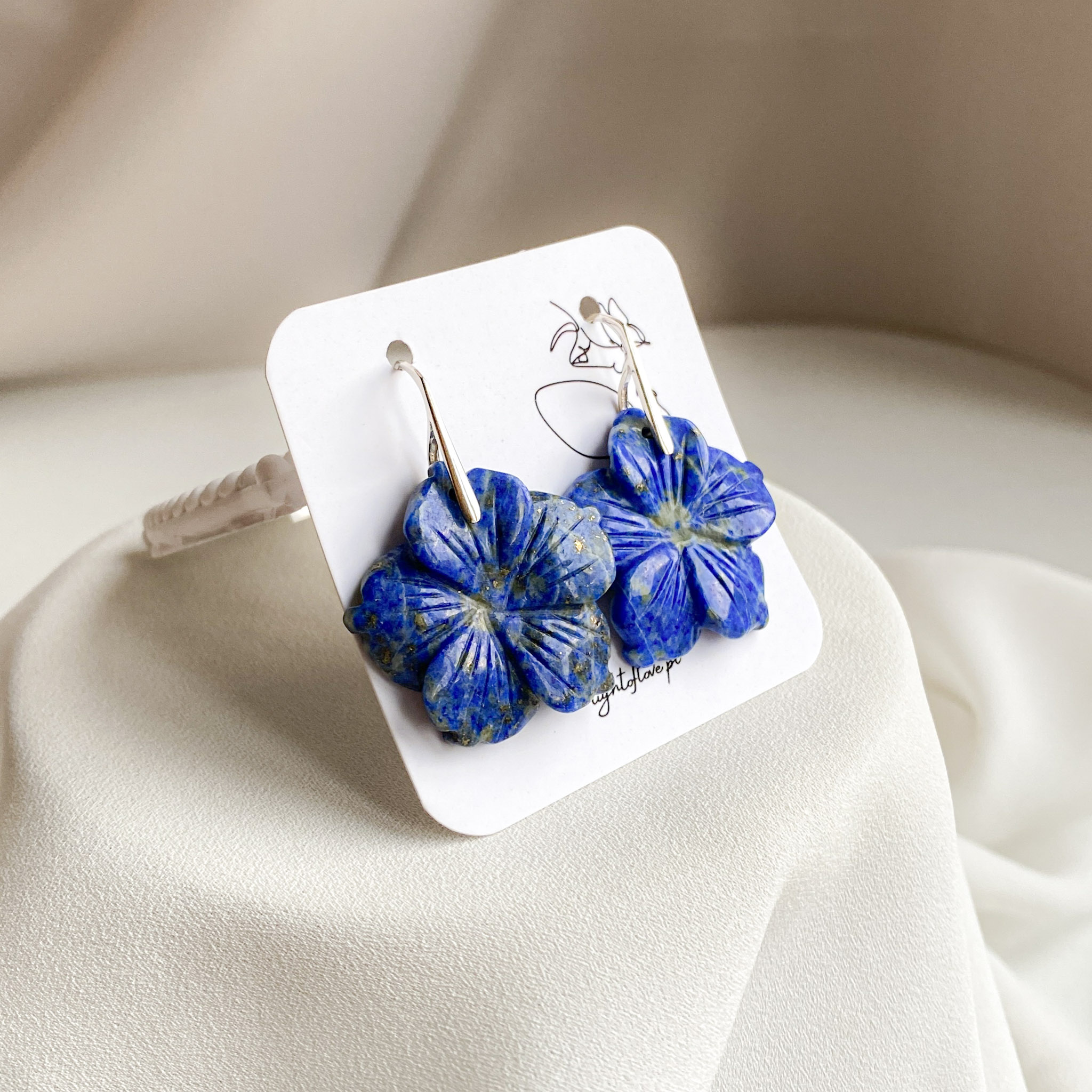 Kolczyki z lapis lazuli - obrazek 6